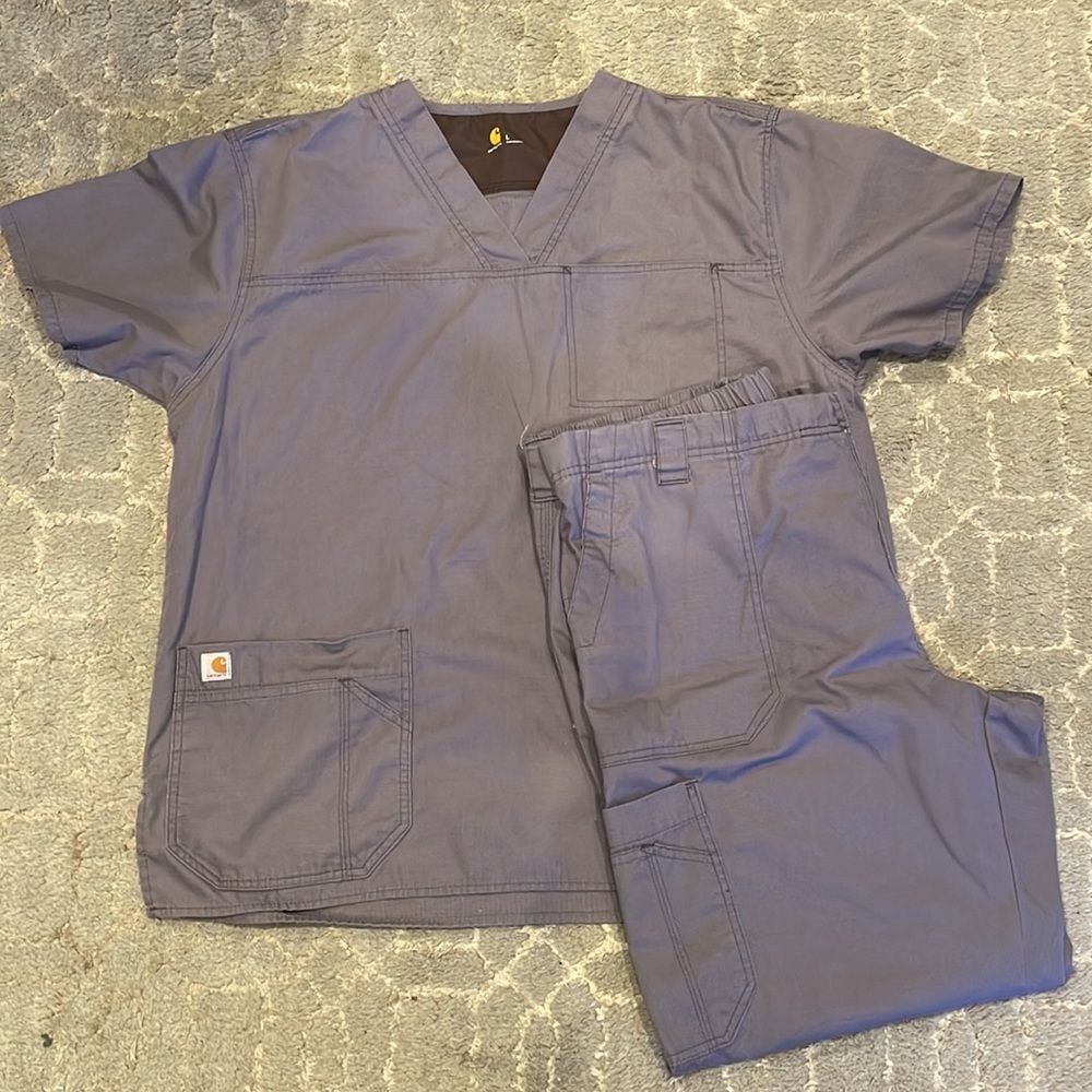 Grey Carhartt Scrub Set